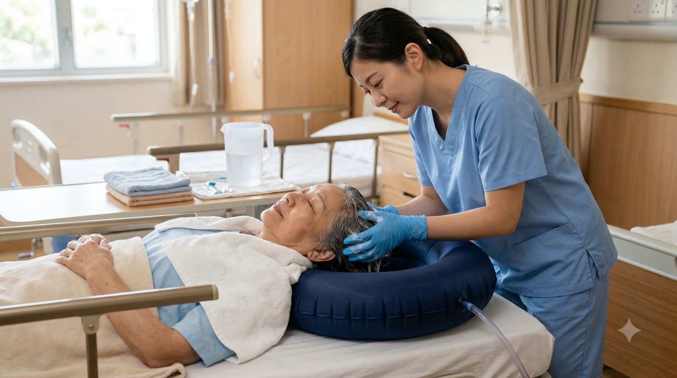 Gội đầu tại giường