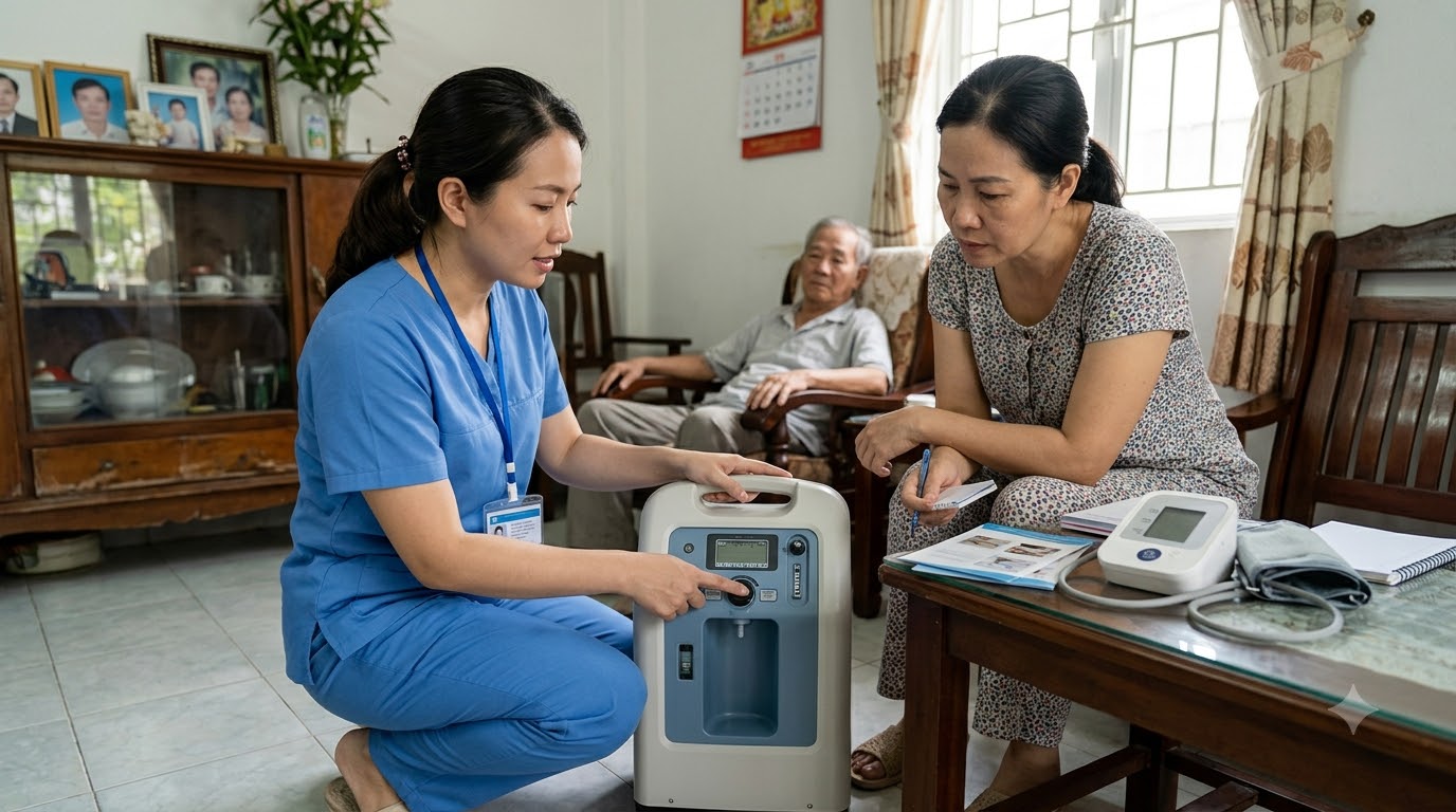 Hướng dẫn sử dụng thiết bị chăm sóc